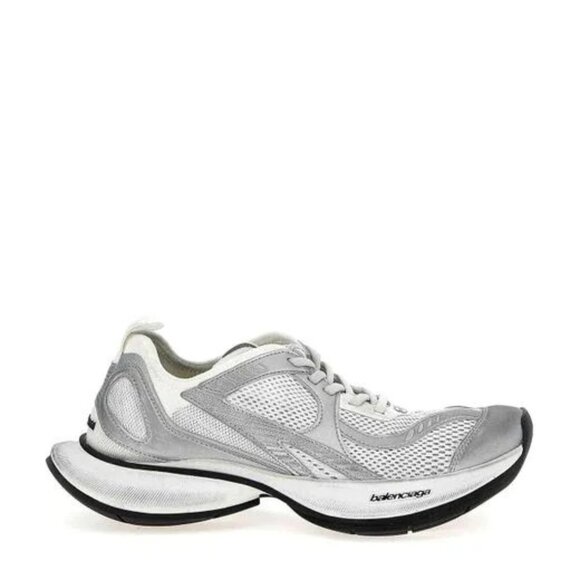 Balenciaga Men\'s Circuit Low Top Sneakers 793945WFLGY White Silver Eu 44 US 11 main image 8